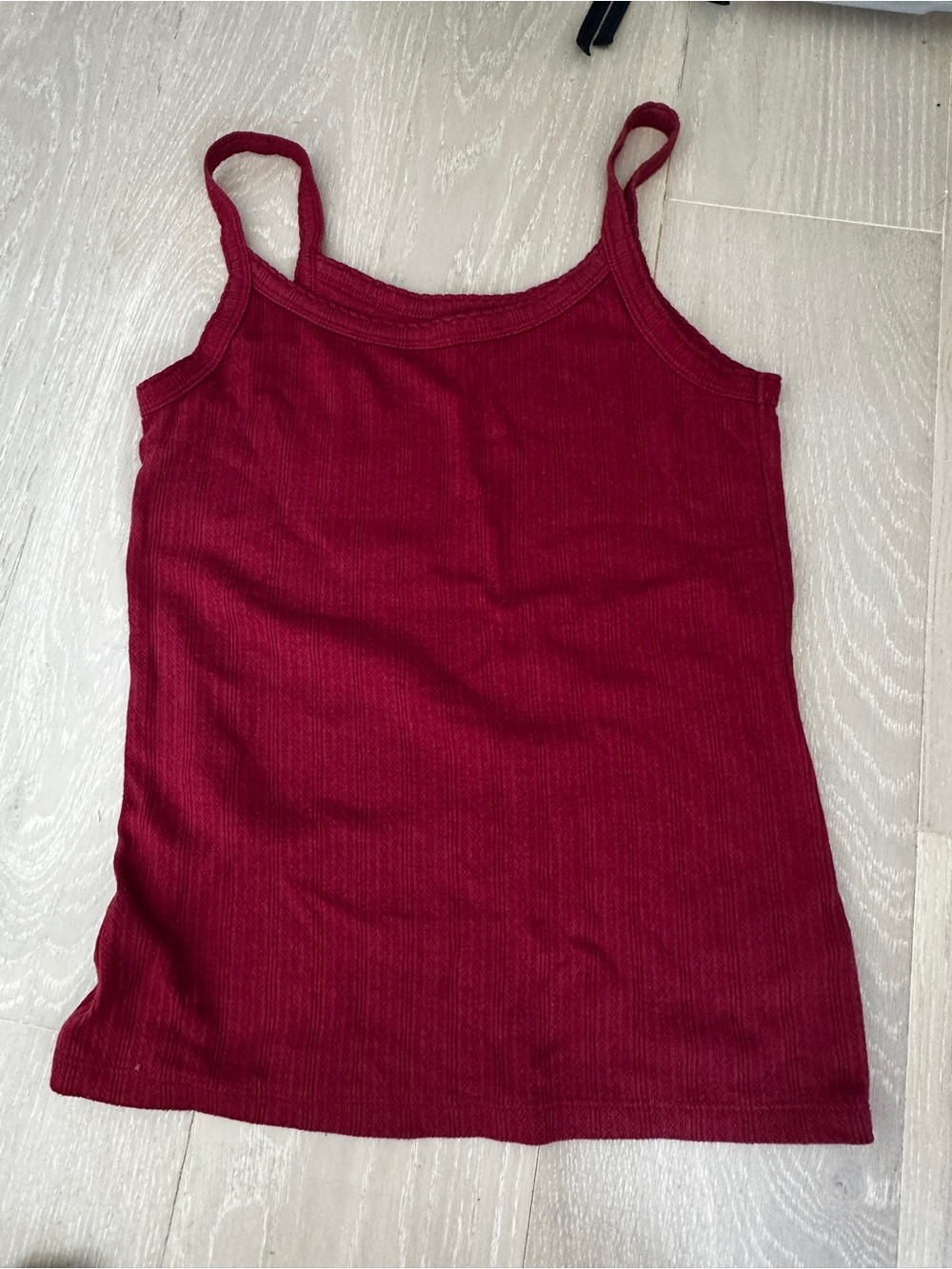Old Navy Ribbed Spaghetti Strap Camisole - Burgundy